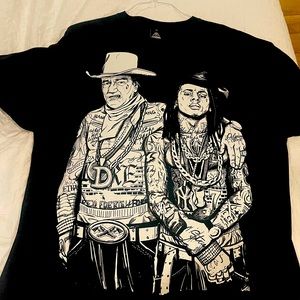 Lil Wayne & John Wayne upper playground tee. Rare, out of stock, worn twice ever